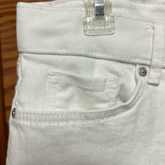 Gloria Vanderbilt All-around Slimming Effect stretch pants size 14 white capris - Picture 5 of 10